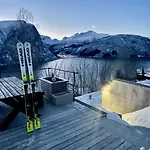 With Amazing Fjord View In Lingasen *