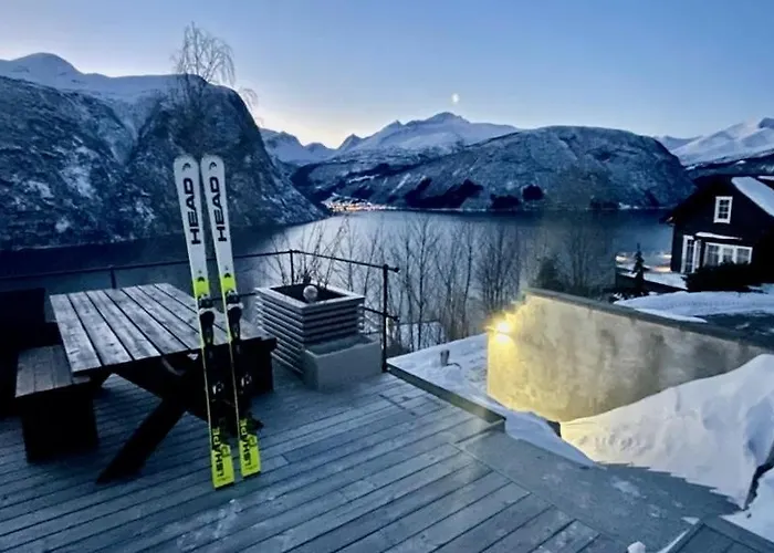 With Amazing Fjord View In Lingasen *