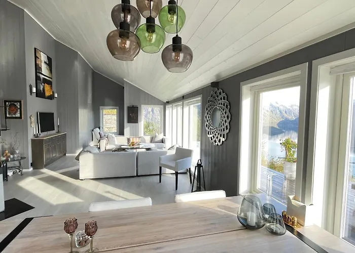 With Amazing Fjord View In Lingasen Valldal
